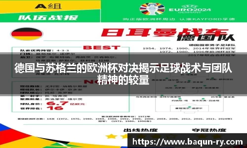 德国与苏格兰的欧洲杯对决揭示足球战术与团队精神的较量